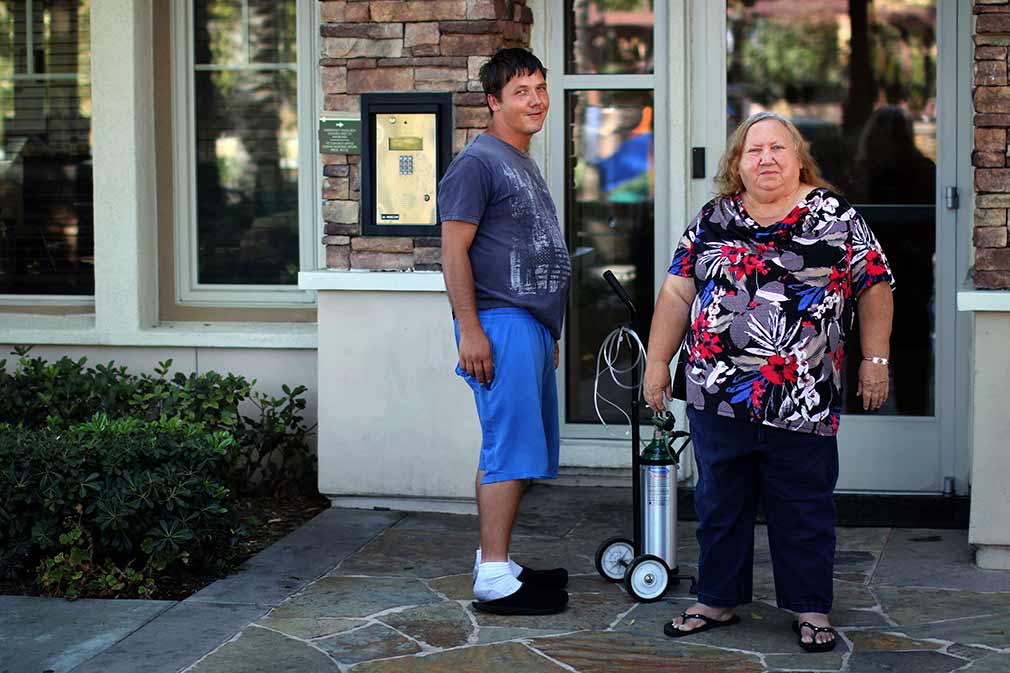 Jamborees permanent supportive housing residents at Diamond in Anaheim CA